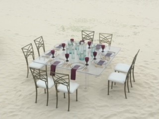 Beachside Wedding Reception Guest Table Hyatt Zilara Cancun