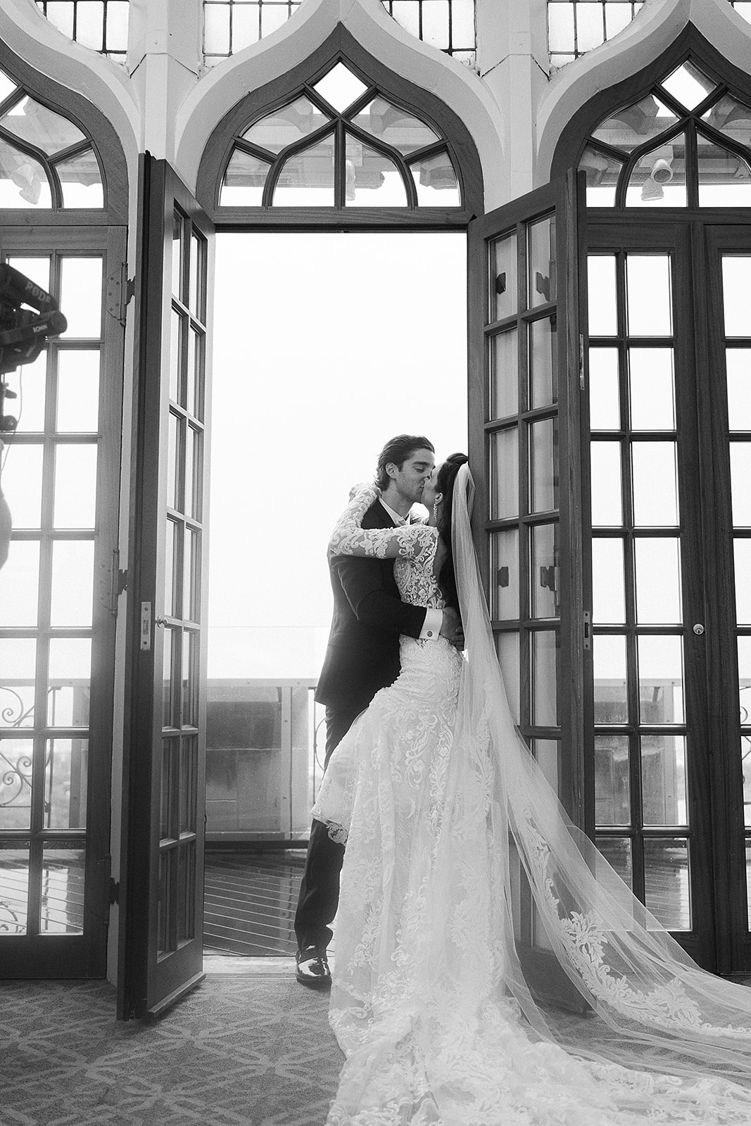 Romantic University Club of Chicago Wedding Reception